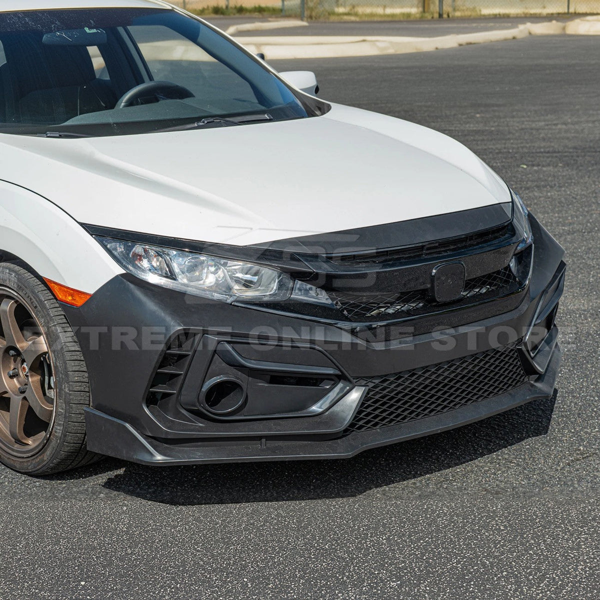 2016-21 Honda Civic JDM Type-R Conversion Front Bumper Kit image 14