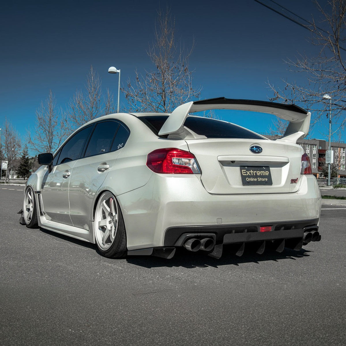 2015-21 Subaru WRX STi Rear Gurney Flap Spoiler Extension image 3
