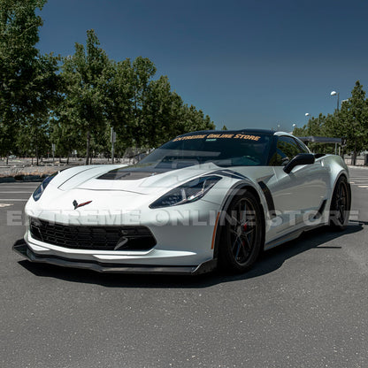 Corvette C7 Stage 2.5 ZR1 Conversion Extended Front Splitter image 19