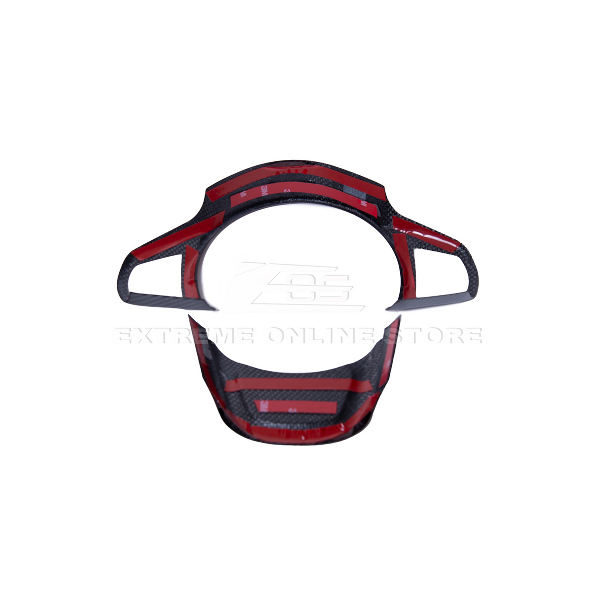2020-Up Toyota Supra Carbon Fiber Steering Wheel Trim Cover image 11