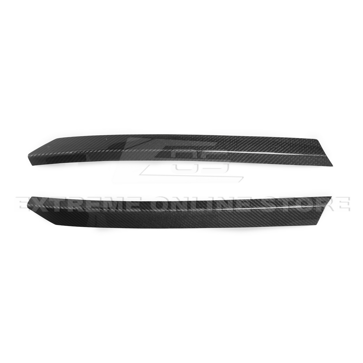 Corvette C8 Z51 DRY CARBON FIBER Rear Spoiler Add-On Wickers Extension image 12