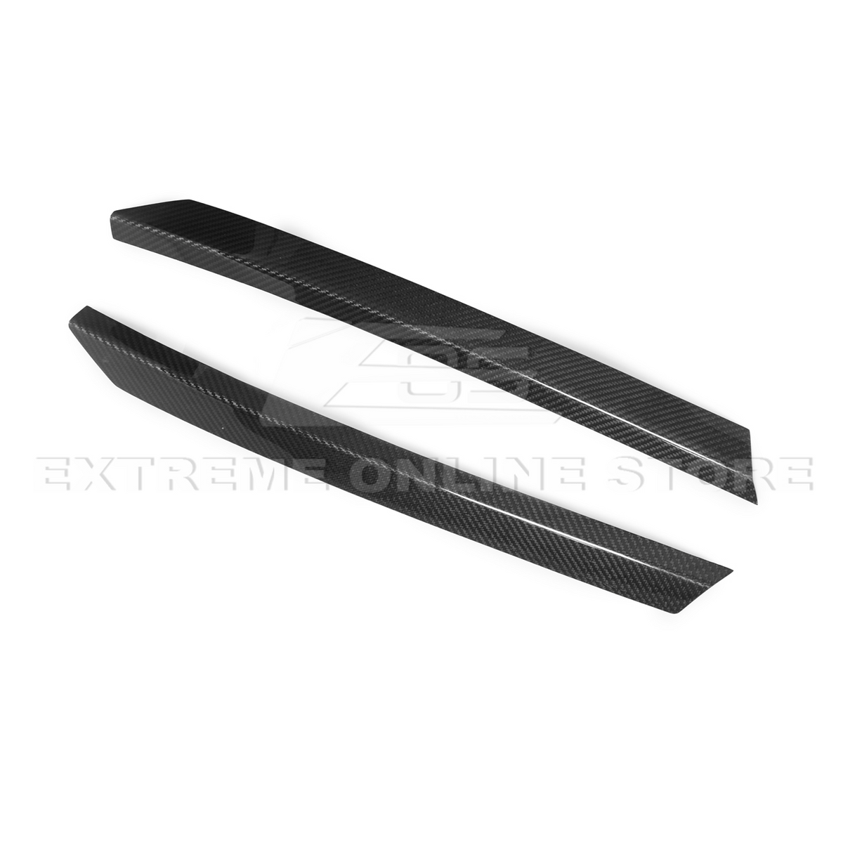 Corvette C8 Z51 DRY CARBON FIBER Rear Spoiler Add-On Wickers Extension image 10