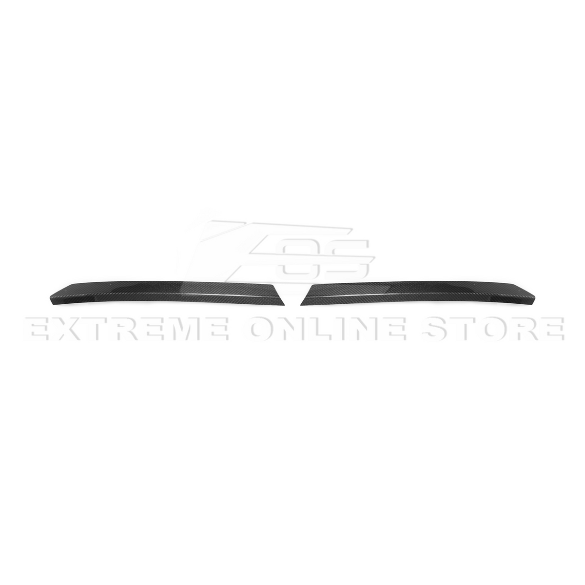 Corvette C8 Z51 DRY CARBON FIBER Rear Spoiler Add-On Wickers Extension image 13