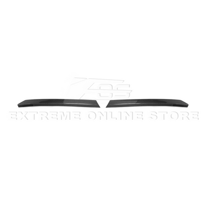 Corvette C8 Z51 DRY CARBON FIBER Rear Spoiler Add-On Wickers Extension image 13