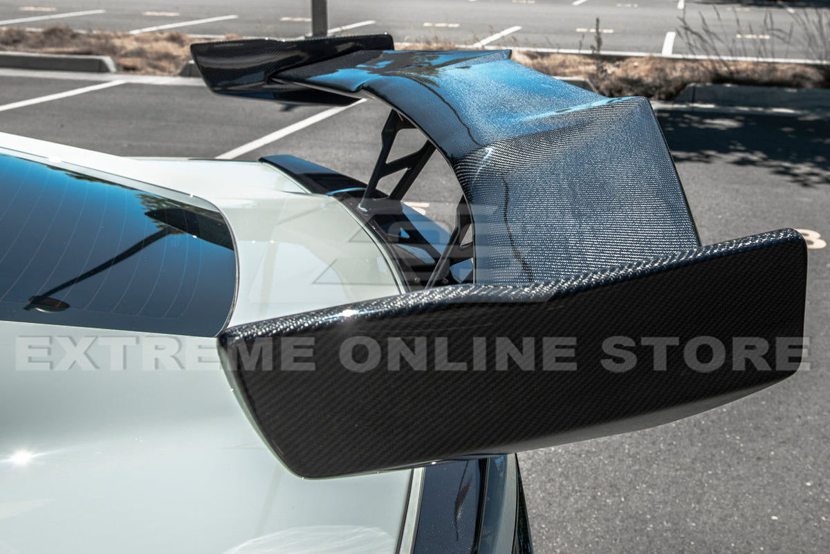 Corvette C7 ZR1 ZTK Conversion DRY CARBON FIBER Rear Spoiler Winglet image 5