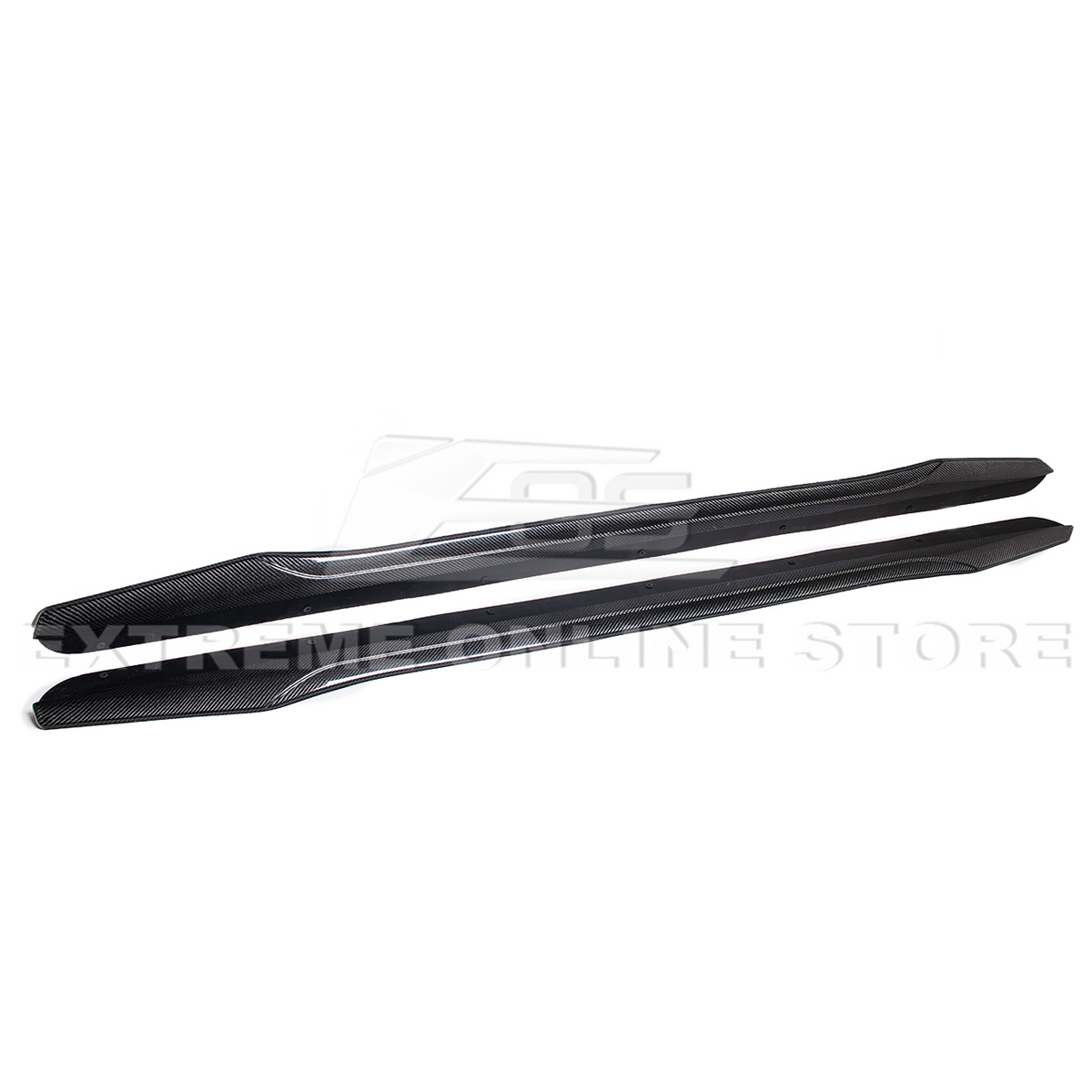 2003-08 Cadillac CTS-V | CARBON FIBER Package Front Lip Splitter & Side Skirts image 25