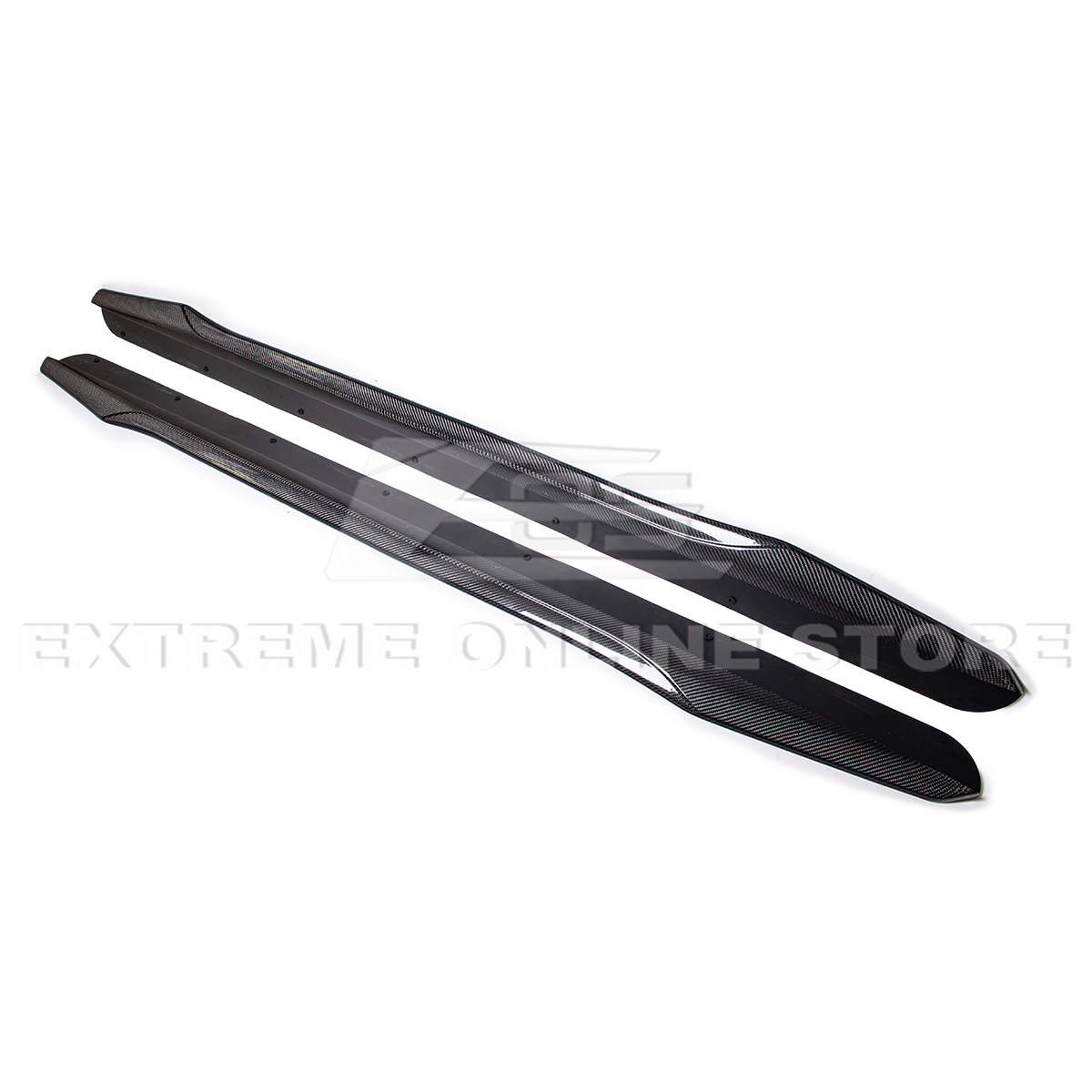 2003-08 Cadillac CTS-V | CARBON FIBER Package Front Lip Splitter & Side Skirts image 22
