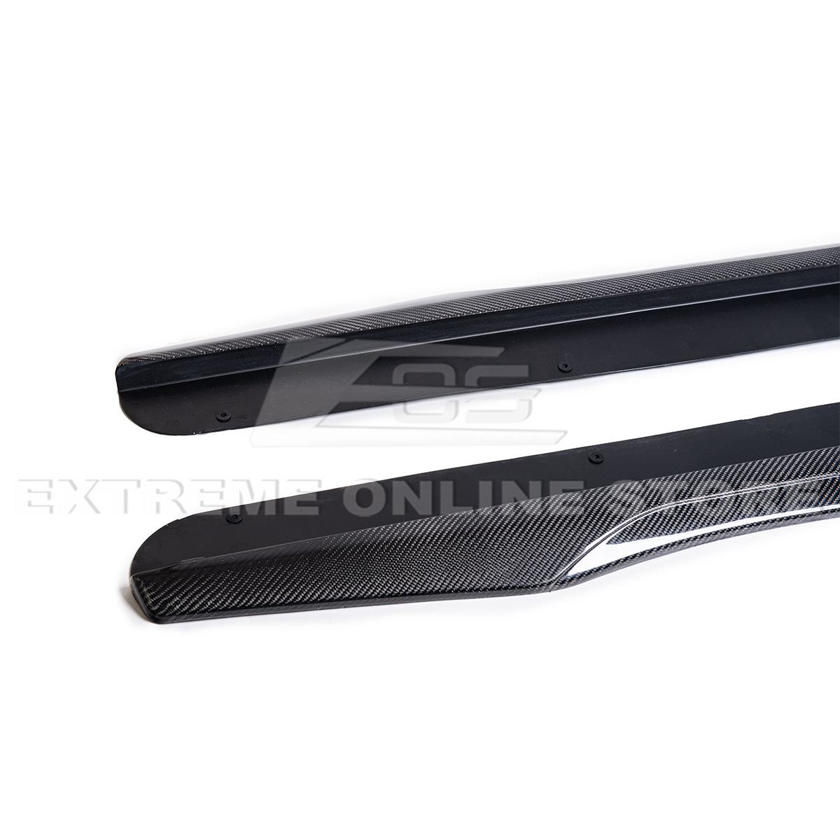 2003-08 Cadillac CTS-V | CARBON FIBER Package Front Lip Splitter & Side Skirts image 27