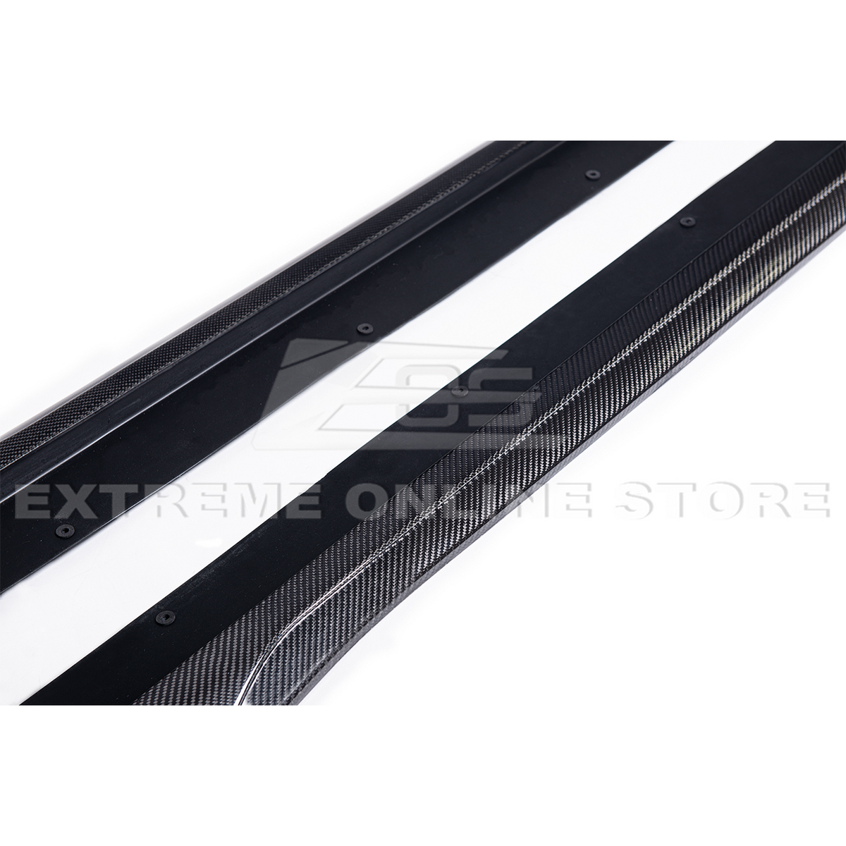 2003-08 Cadillac CTS-V | CARBON FIBER Package Front Lip Splitter & Side Skirts image 28