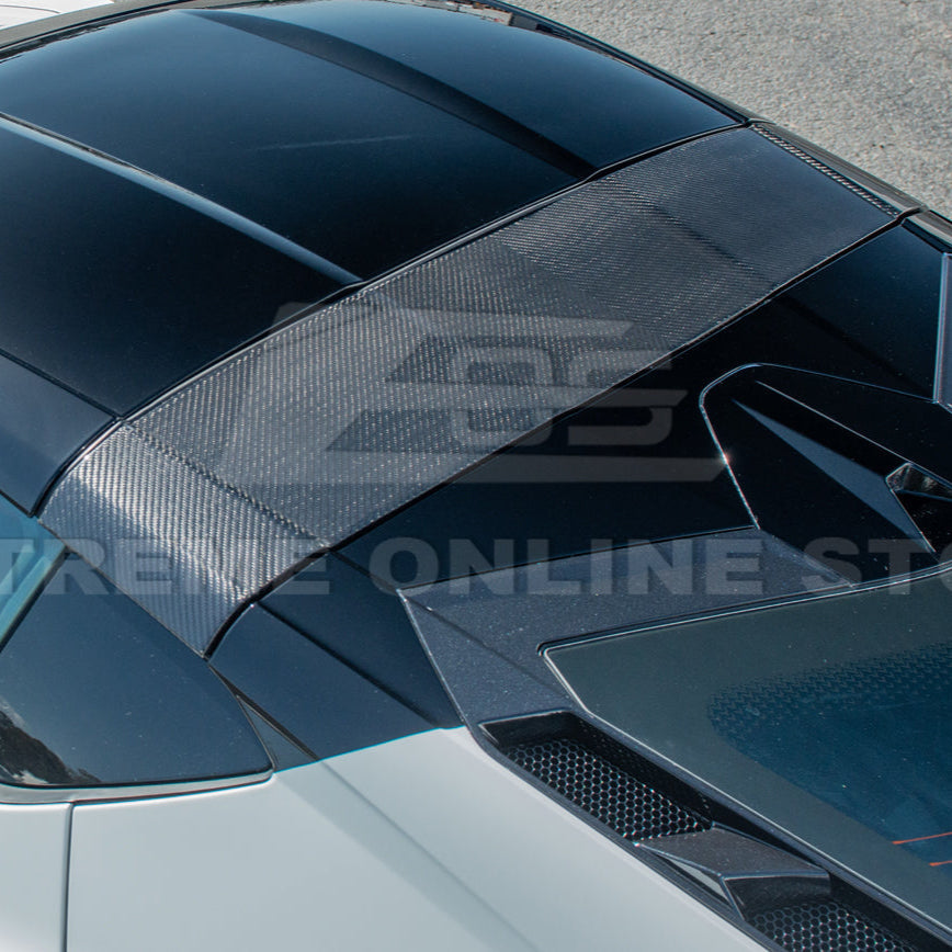 Chevrolet Corvette C8 DRY CARBON FIBER Top Roof Pillar Bow image 7