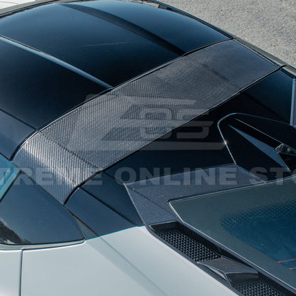 Chevrolet Corvette C8 DRY CARBON FIBER Top Roof Pillar Bow image 7