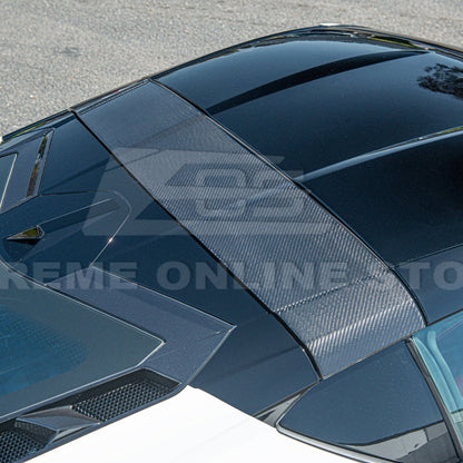 Chevrolet Corvette C8 DRY CARBON FIBER Top Roof Pillar Bow image 8