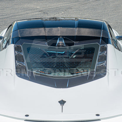 Chevrolet Corvette C8 DRY CARBON FIBER Top Roof Pillar Bow image 10