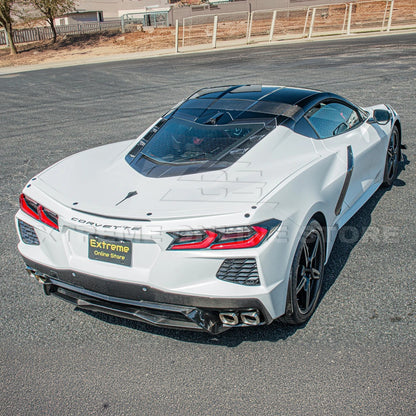 Chevrolet Corvette C8 DRY CARBON FIBER Top Roof Pillar Bow image 6