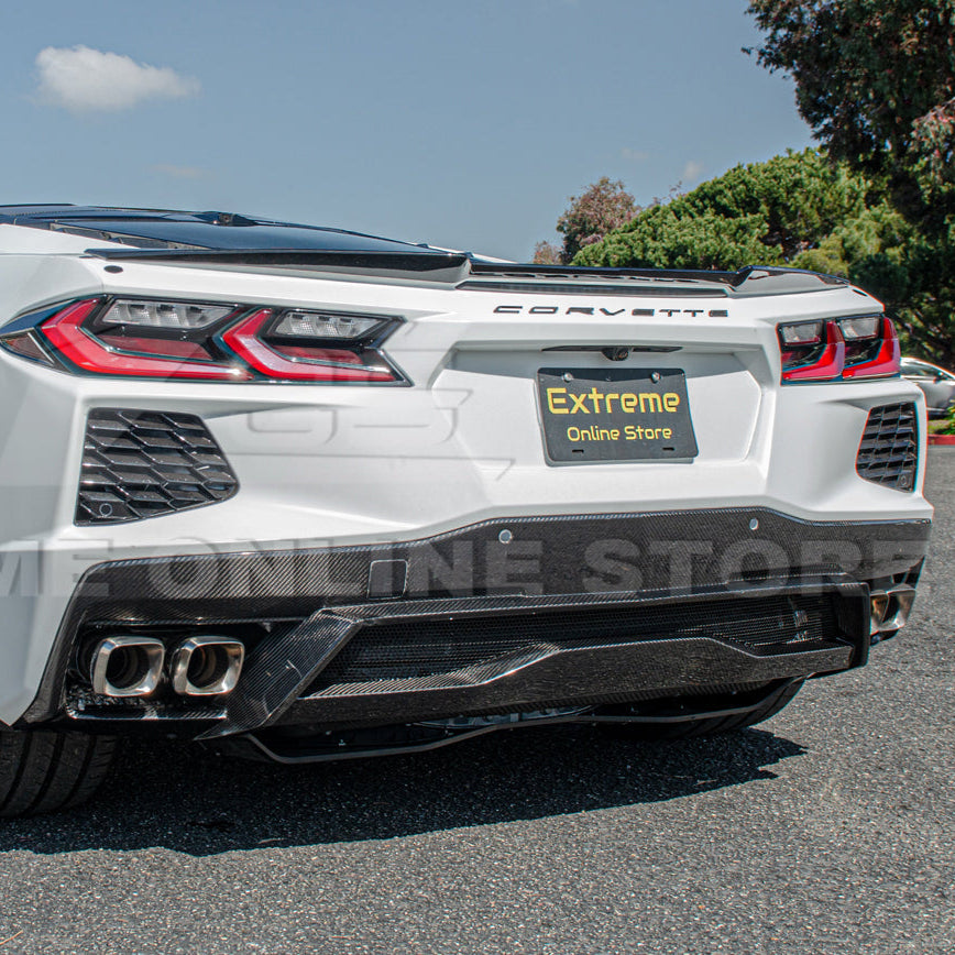 Chevrolet Corvette C8 DRY CARBON FIBER Rear Diffuser image 5