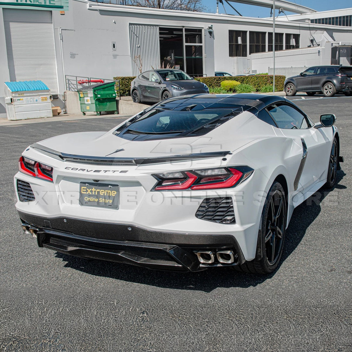 Chevrolet Corvette C8 DRY CARBON FIBER Rear Diffuser image 8