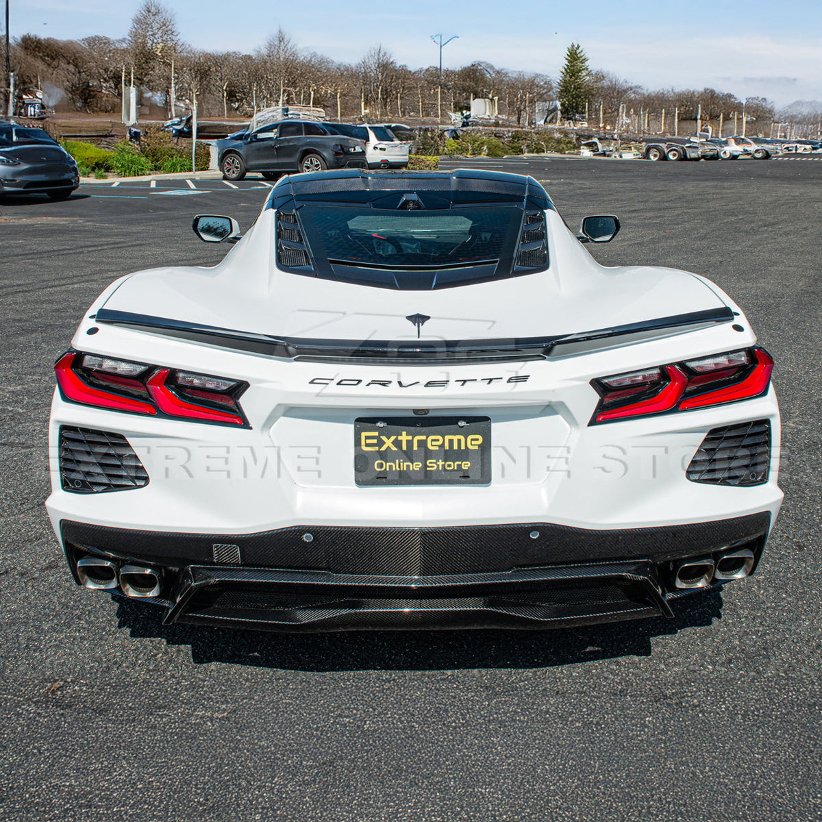 Low Profile Package Corvette C8 Stingray Rear Spoiler image 23