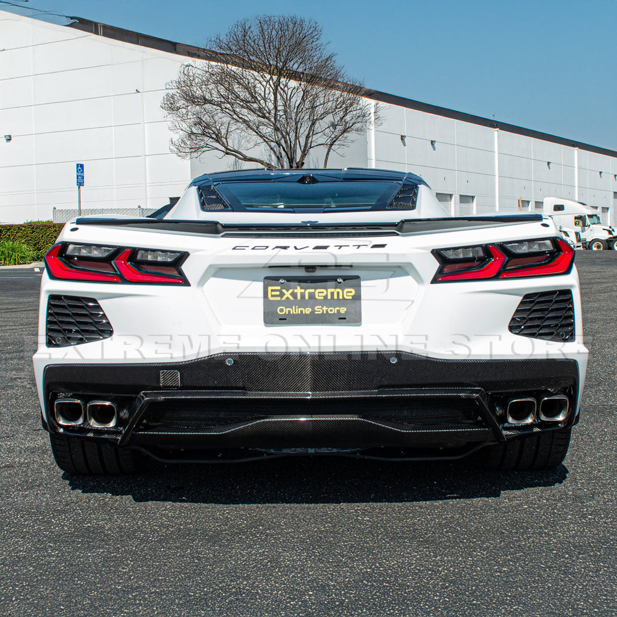 Low Profile Package Corvette C8 Stingray Rear Spoiler image 22