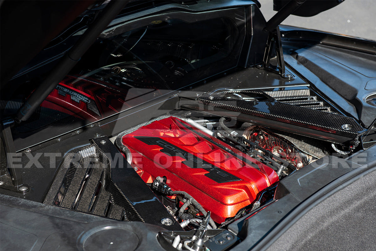 Corvette C8 Coupe Engine Cover W/ Bay Panel Insert image 8