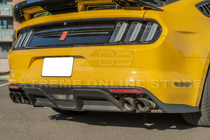 2015-17 Ford Mustang GT350 Rear Bumper Quad Tips Diffuser image 4