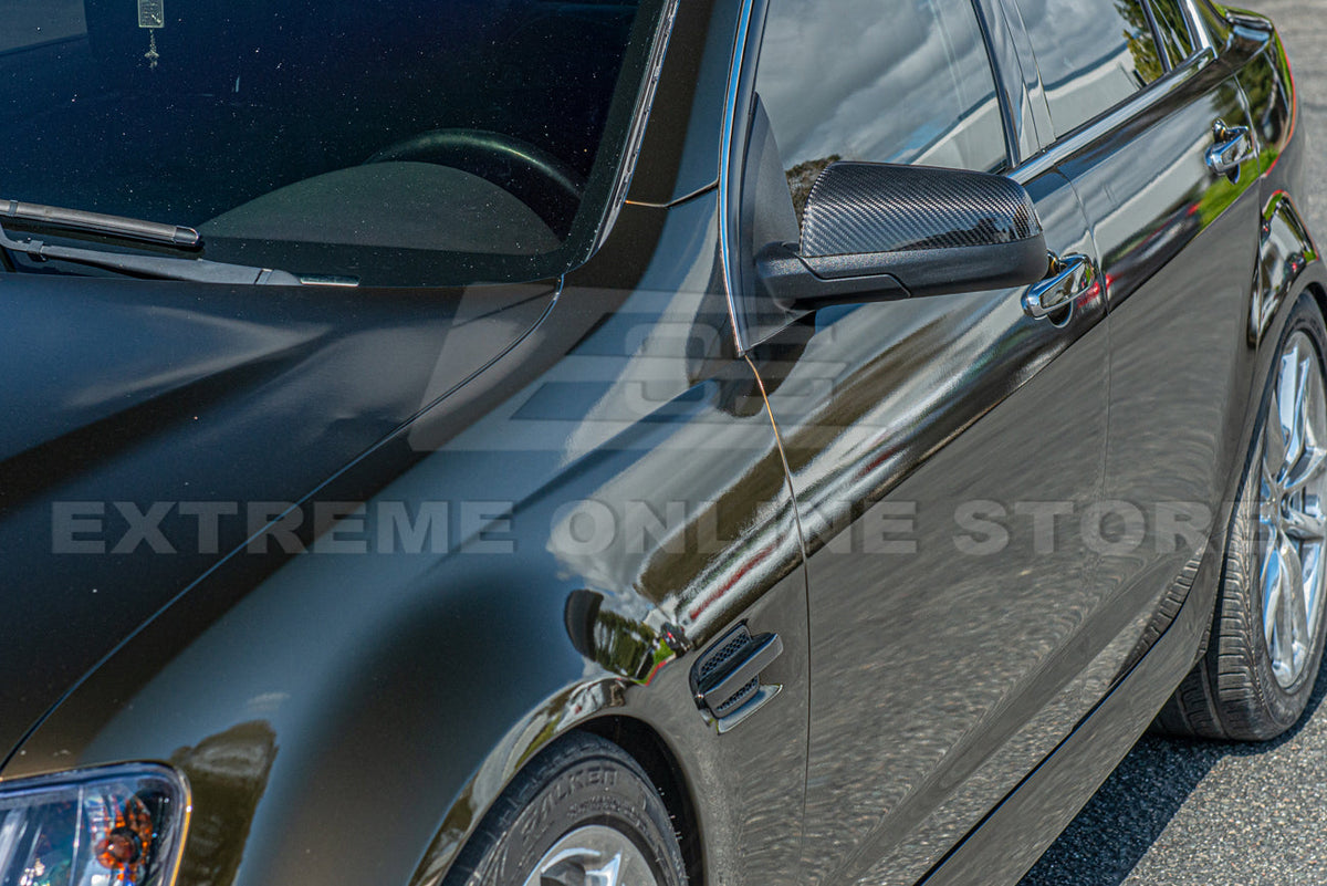 2008-09 Pontiac G8 Carbon Fiber Side Mirror Covers image 11
