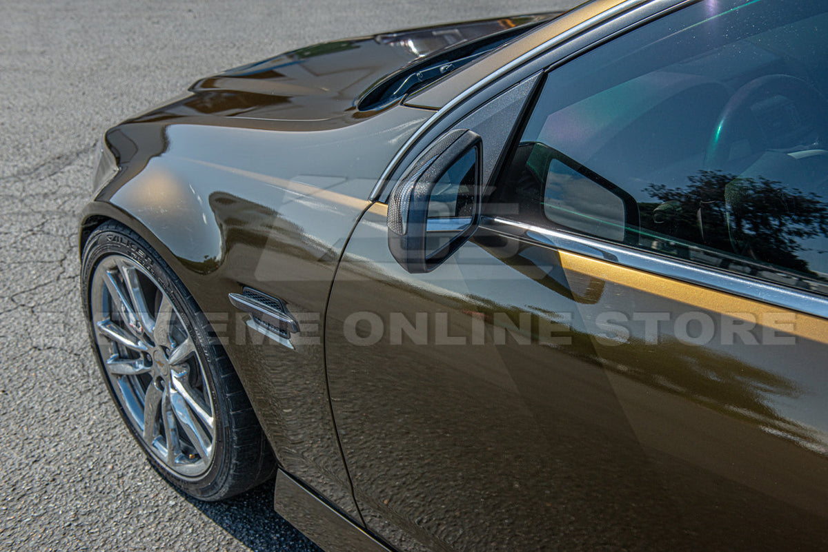 2008-09 Pontiac G8 Carbon Fiber Side Mirror Covers image 12