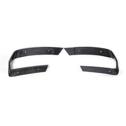 Corvette C8 DRY CARBON FIBER Rear Diffuser Exhaust Bezel image 2