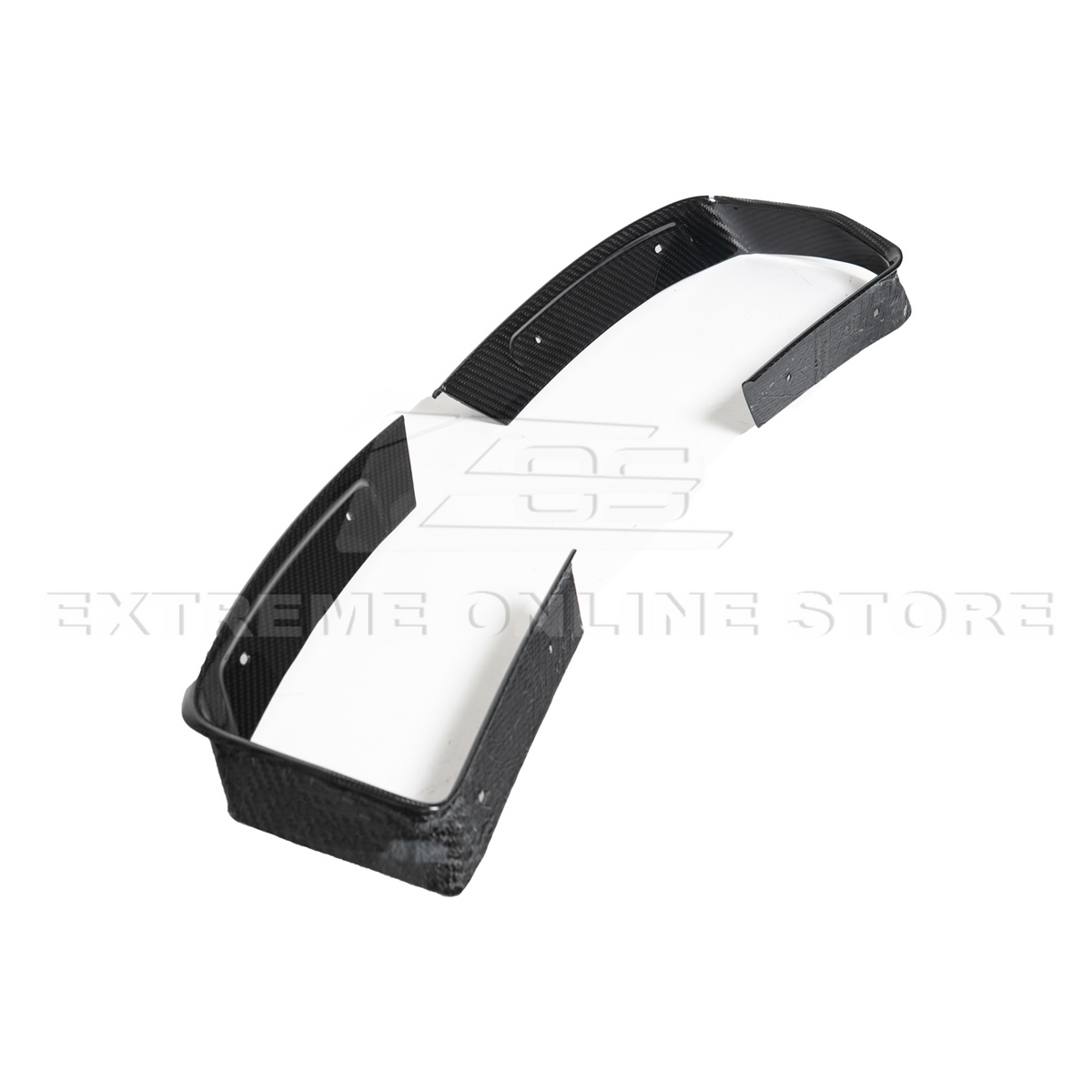 Corvette C8 DRY CARBON FIBER Rear Diffuser Exhaust Bezel image 14