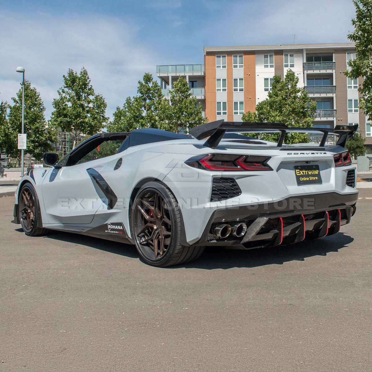 Corvette C8 Stingray Rear Spoiler [5VM  Wickerbill Package] image 12
