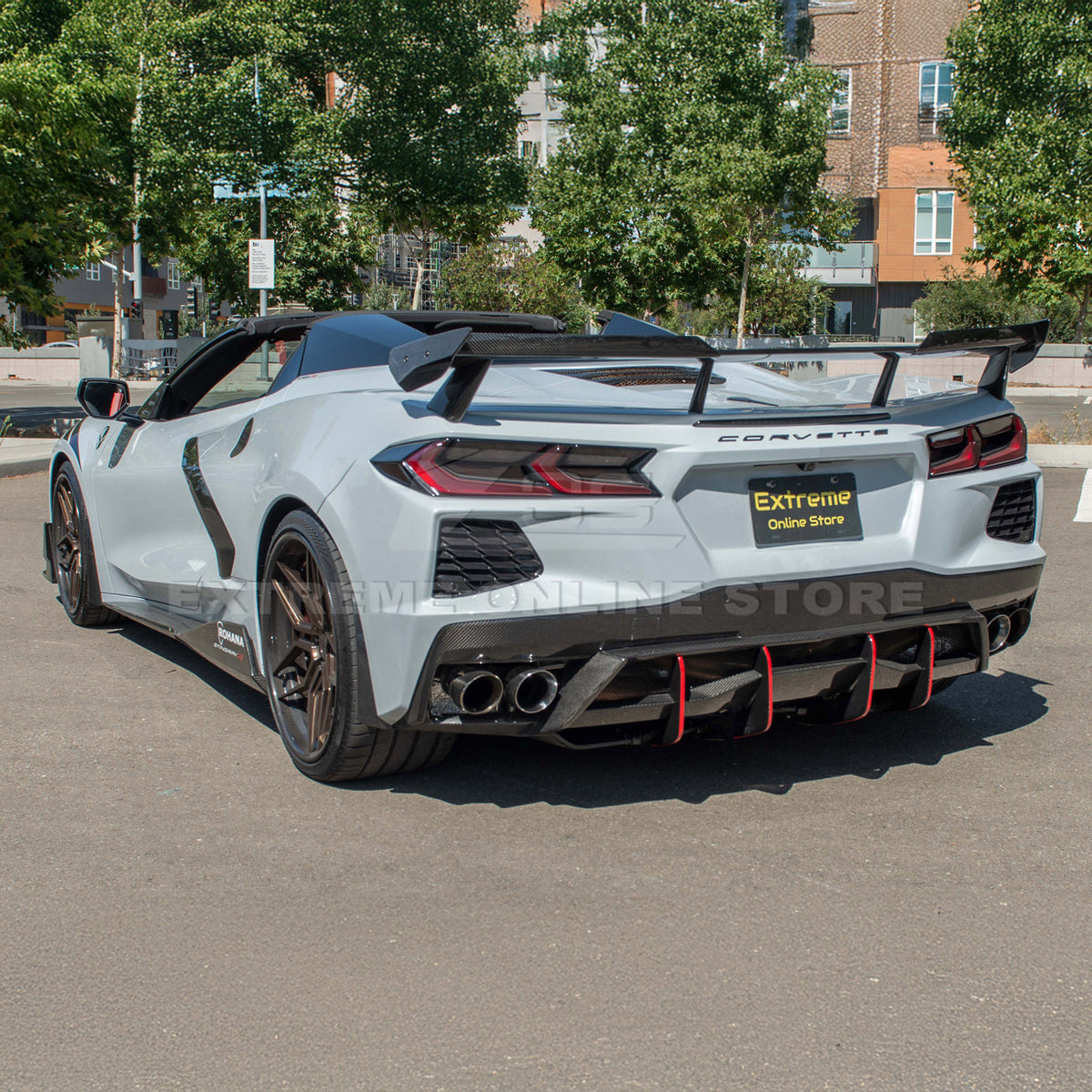 Corvette C8 Stingray Rear Spoiler [5VM  Wickerbill Package] image 13