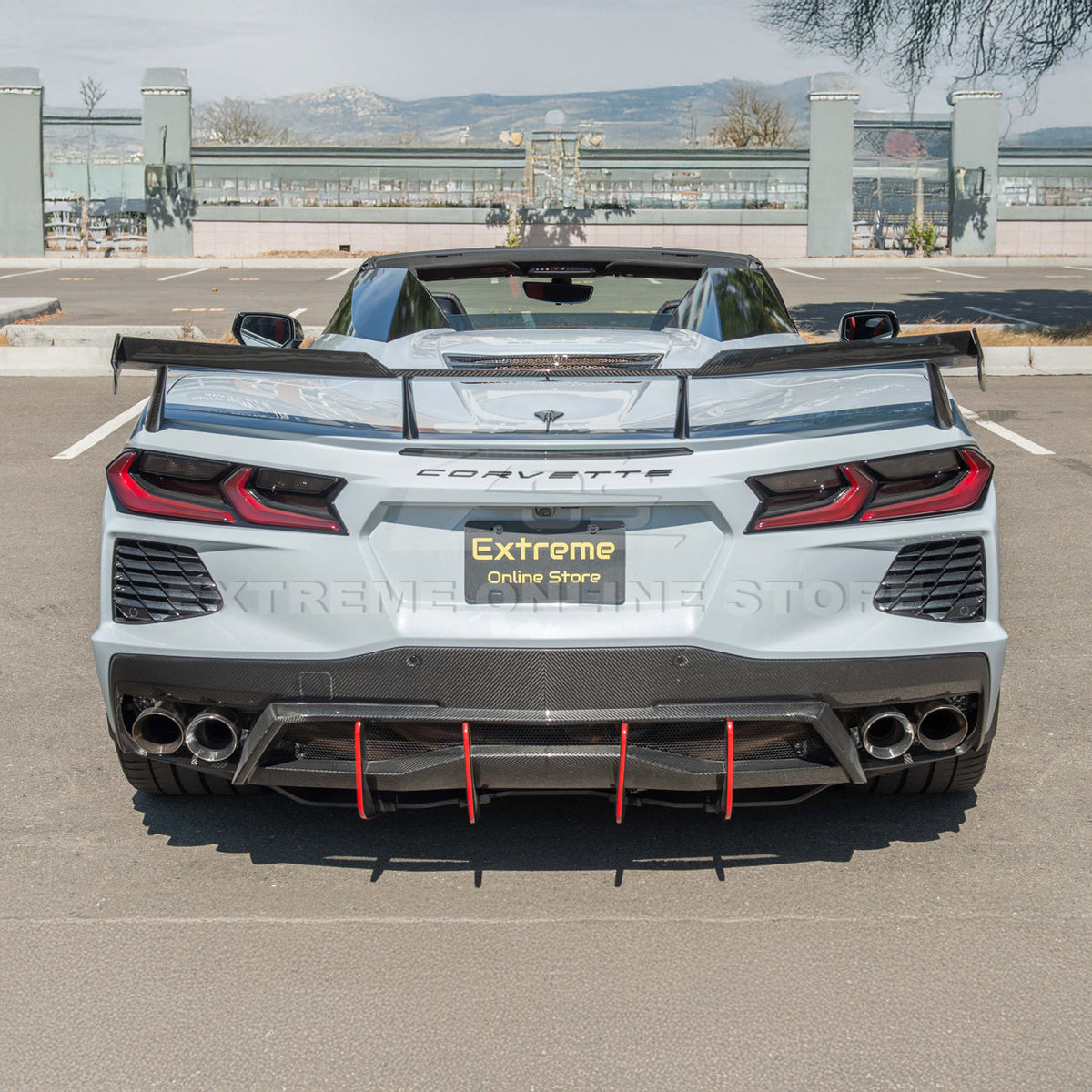 Corvette C8 Stingray Rear Spoiler [5VM  Wickerbill Package] image 15