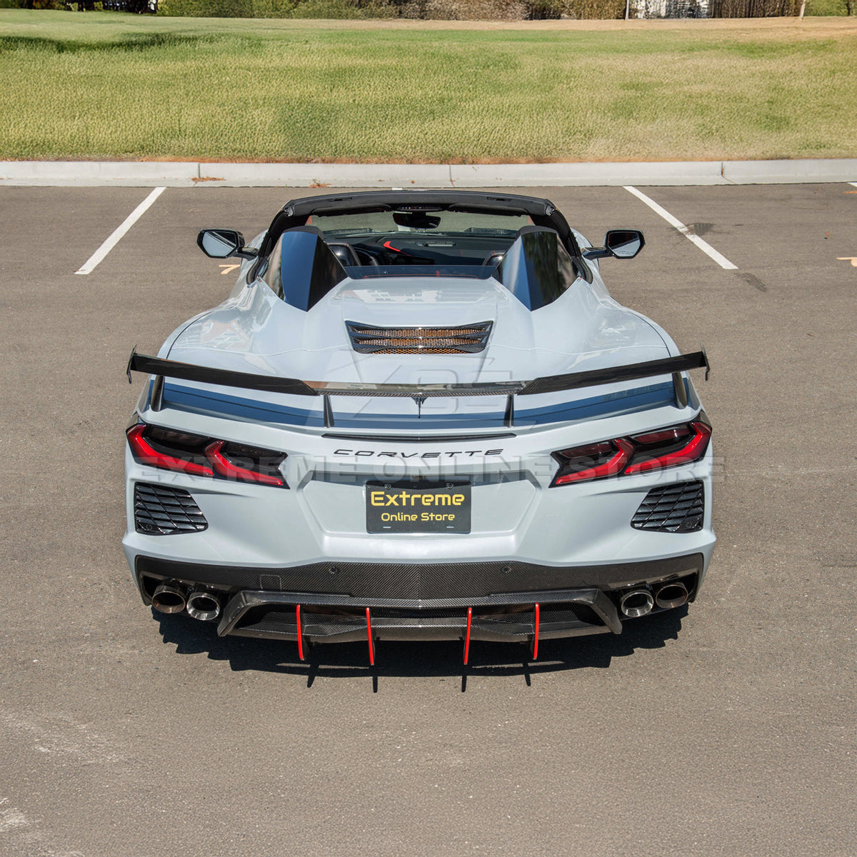 Corvette C8 Stingray Rear Spoiler [5VM  Wickerbill Package] image 16