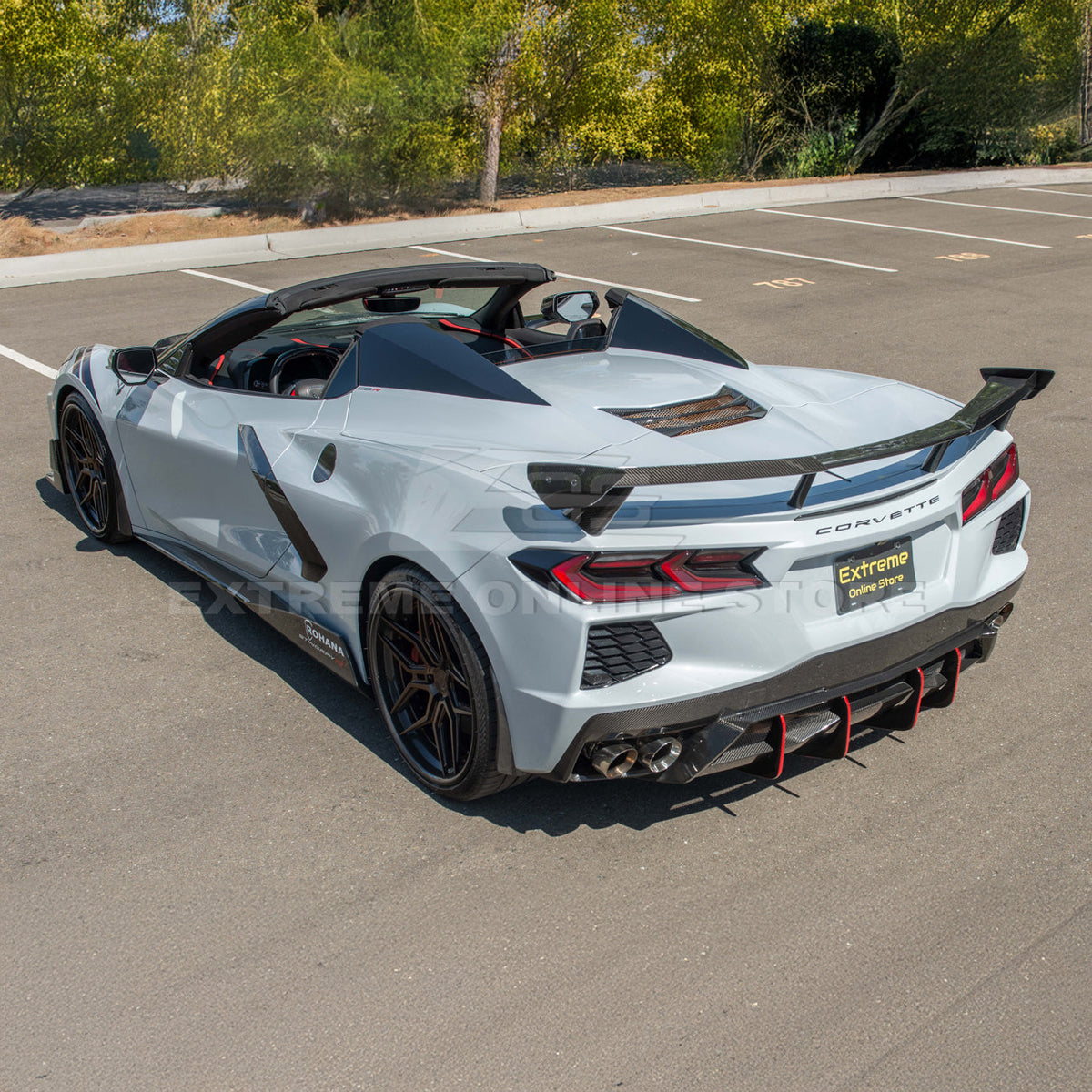 Corvette C8 Stingray Rear Spoiler [5VM  Wickerbill Package] image 14