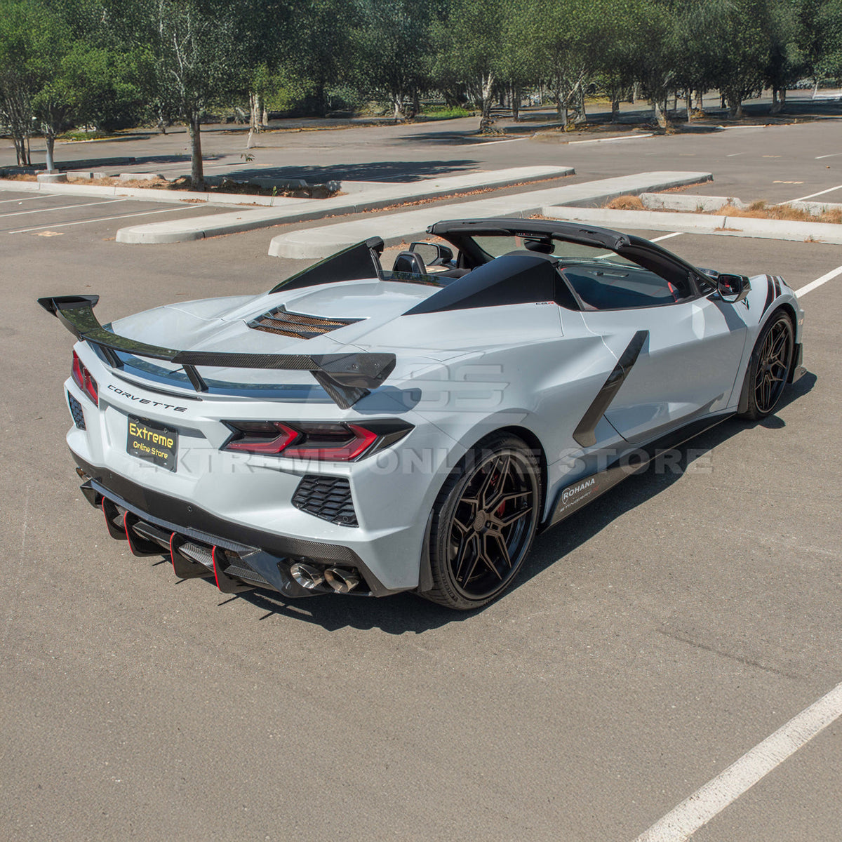 Corvette C8 Stingray Rear Spoiler [5VM  Wickerbill Package] image 18