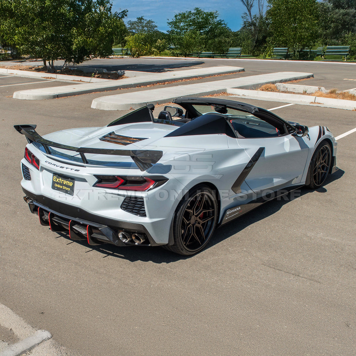 Corvette C8 Stingray Rear Spoiler [5VM  Wickerbill Package] image 17