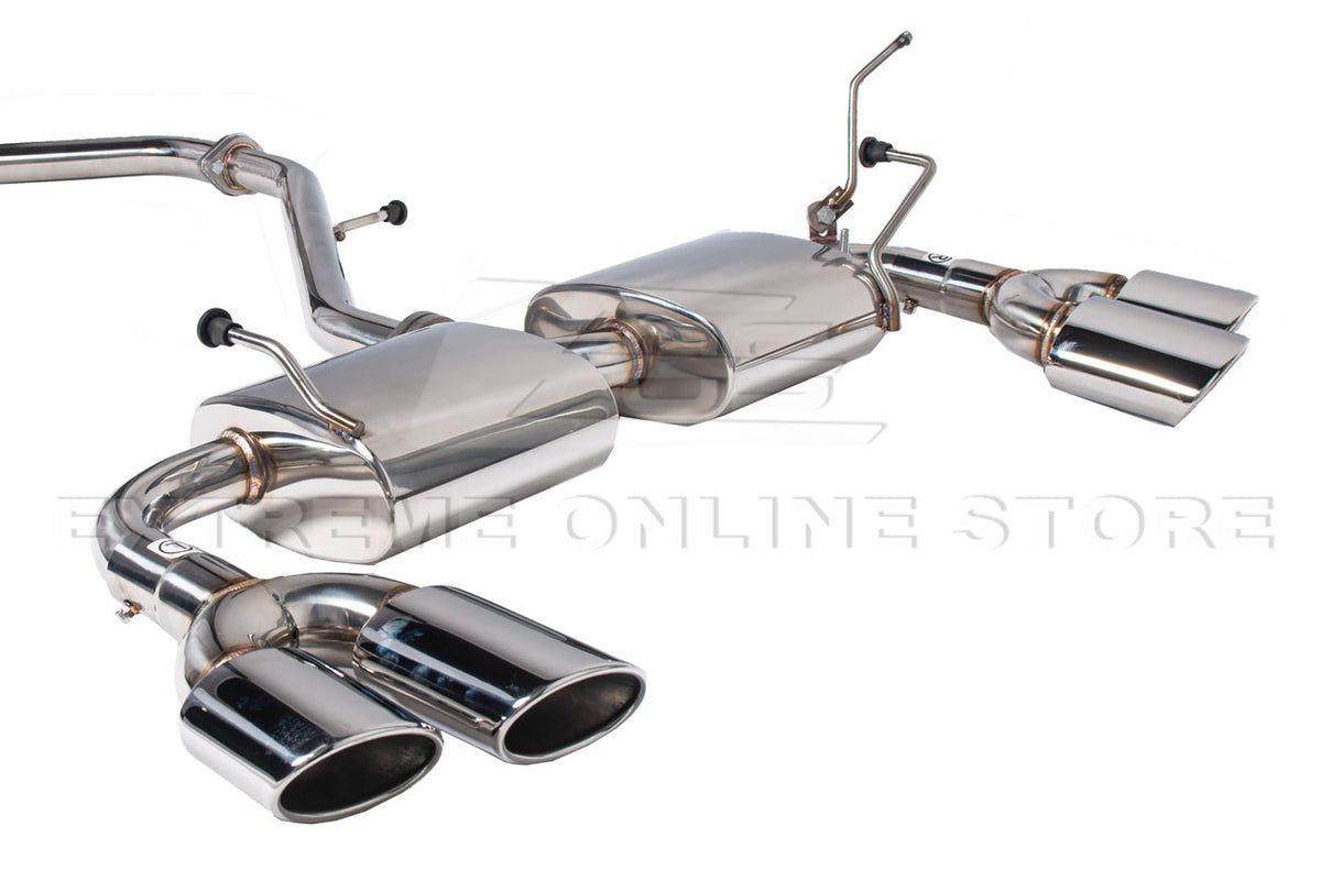 2019-Present Toyota Corolla Hatchback Quad Tips Cat Back Exhaust image 6