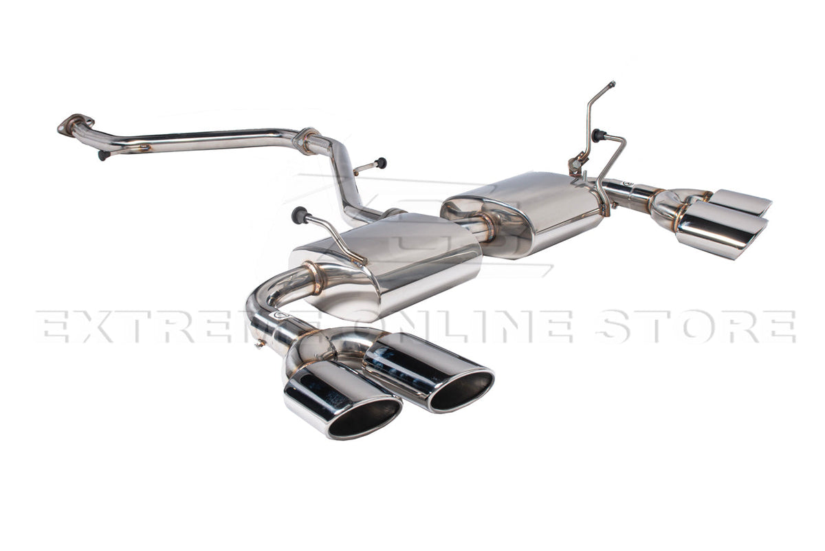 2019-Present Toyota Corolla Hatchback Quad Tips Cat Back Exhaust image 7