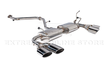 2019-Present Toyota Corolla Hatchback Quad Tips Cat Back Exhaust image 7