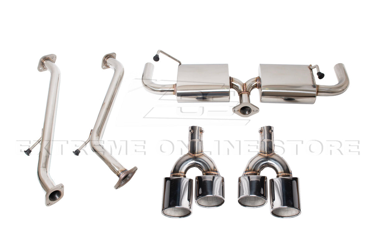 2019-Present Toyota Corolla Hatchback Quad Tips Cat Back Exhaust image 11