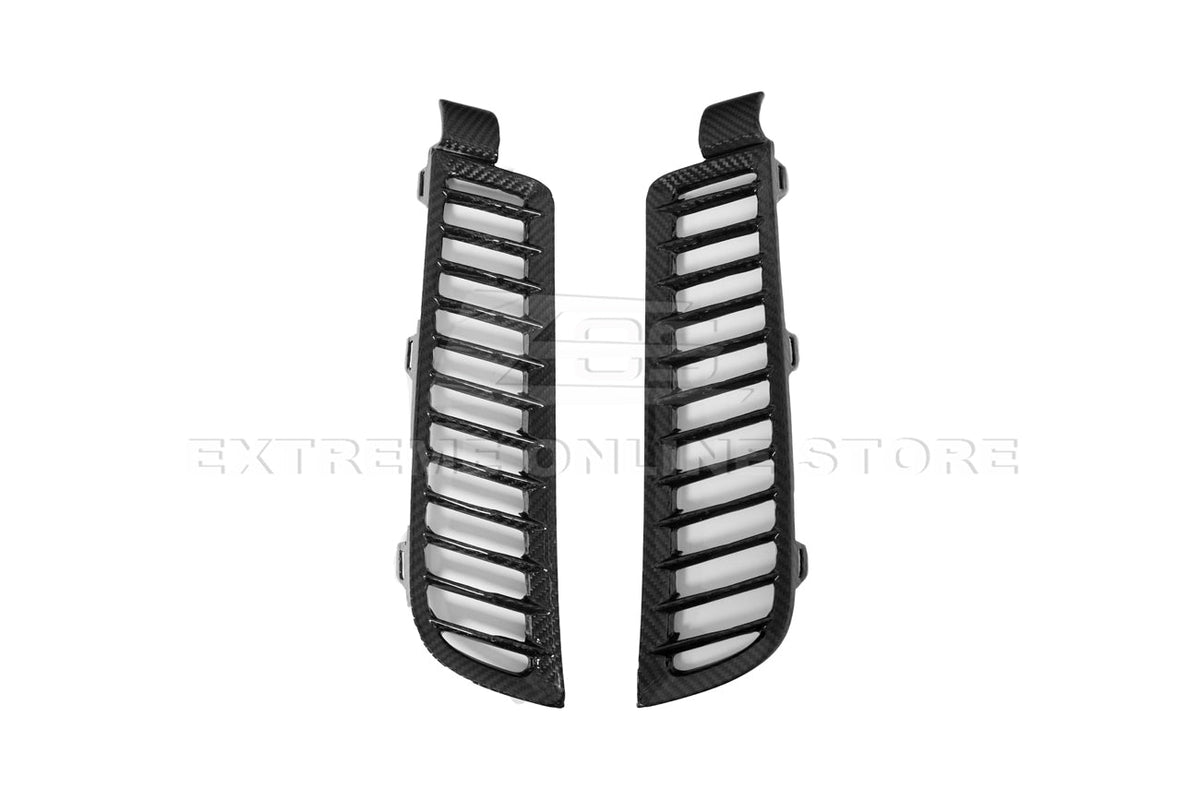 Corvette C7 DRY CARBON FIBER Replacement Rear Diffuser Vent image 12
