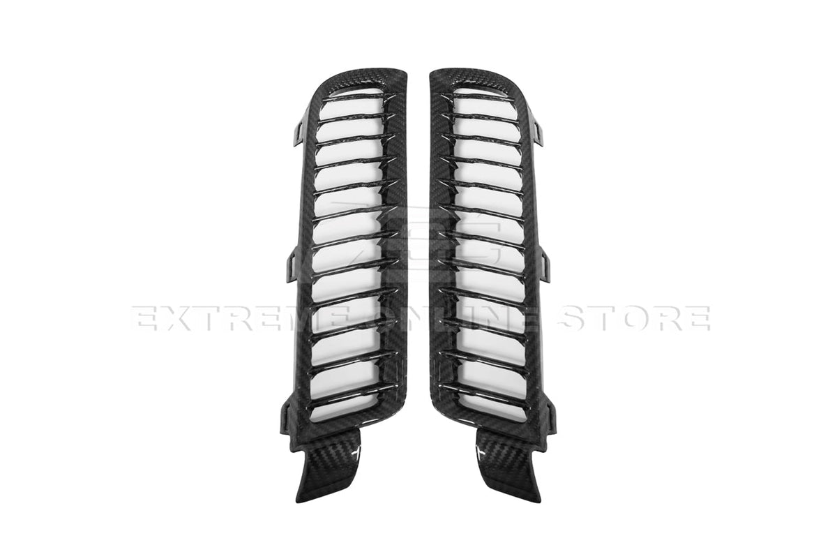Corvette C7 DRY CARBON FIBER Replacement Rear Diffuser Vent image 11