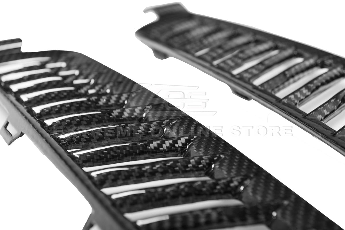 Corvette C7 DRY CARBON FIBER Replacement Rear Diffuser Vent image 18