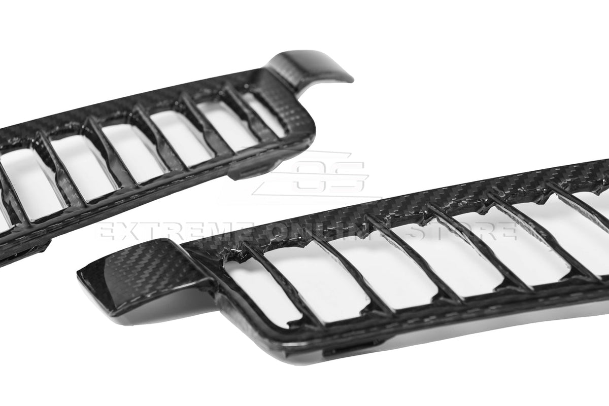 Corvette C7 DRY CARBON FIBER Replacement Rear Diffuser Vent image 14