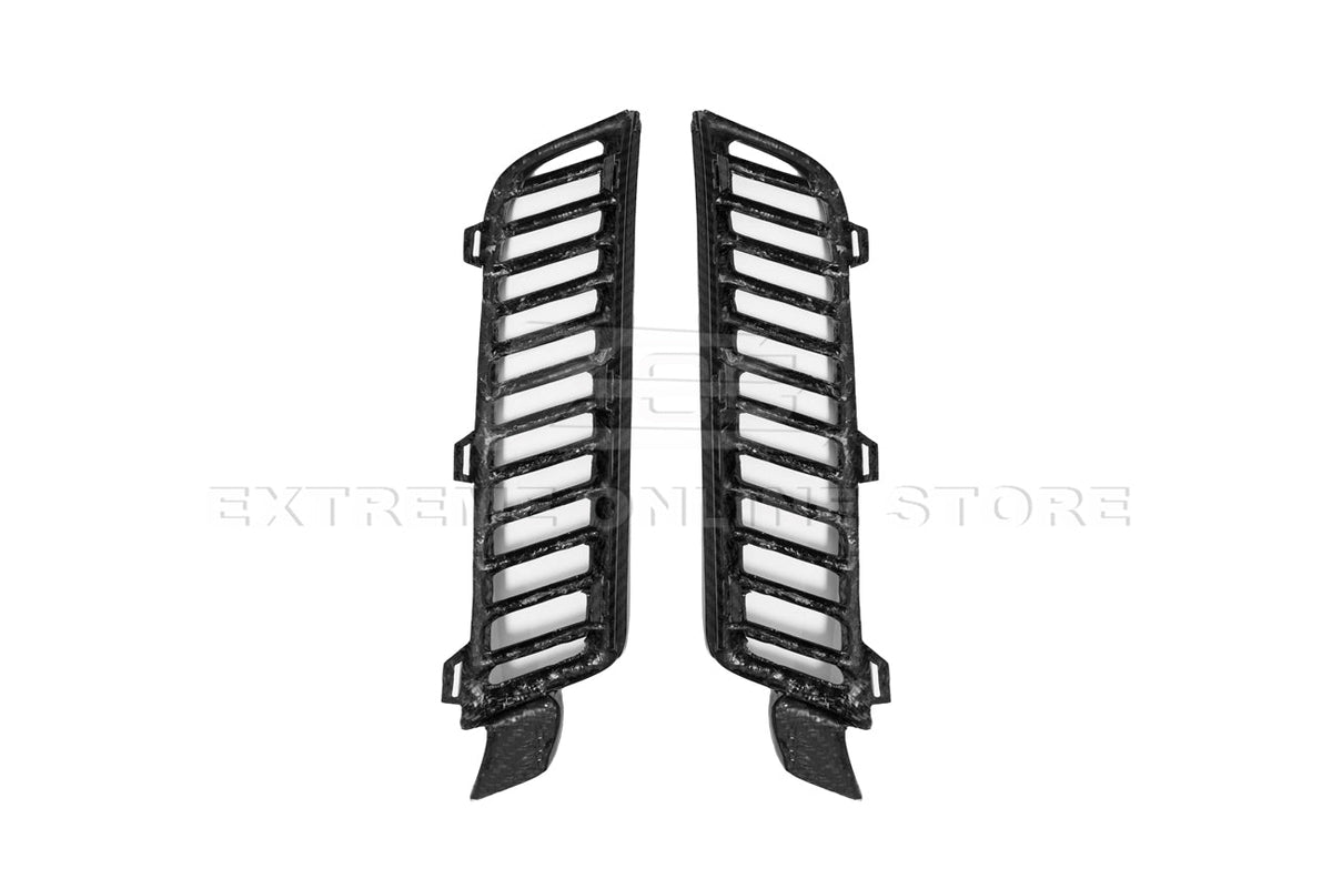 Corvette C7 DRY CARBON FIBER Replacement Rear Diffuser Vent image 15