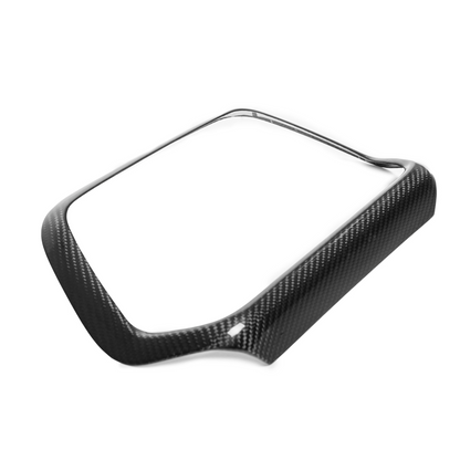 2019-24 Camaro Dash Radio Dry Carbon Fiber Trim Cover image 1