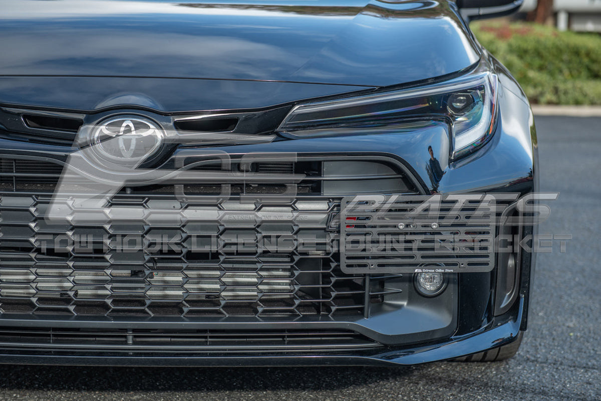 2023-Up Toyota GR Corolla Hatchback Tow Hook License Plate Mount Bracket image 17