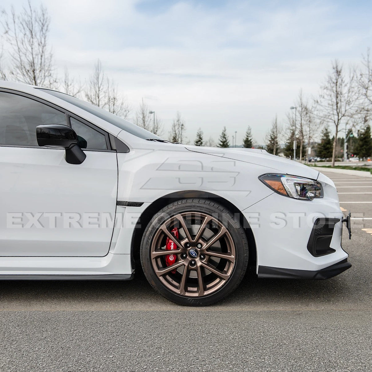 2018-21 Subaru WRX / STi VRS Style Front Splitter Lip Ground Effect image 5
