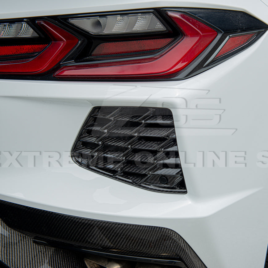 Chevrolet Corvette C8 DRY CARBON FIBER Rear Grill Cover image 10