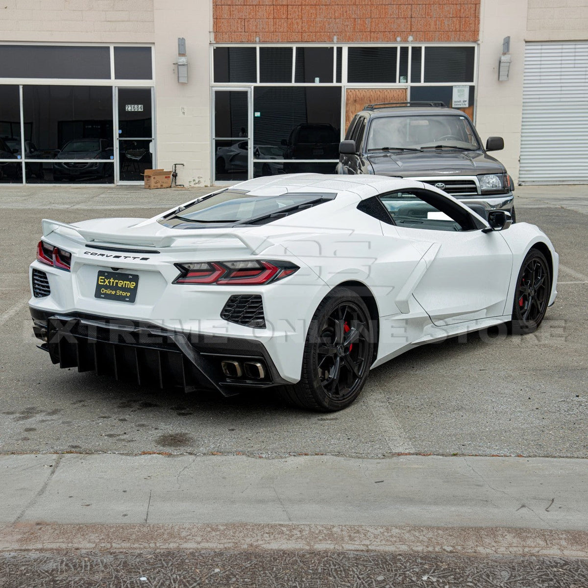 Chevrolet Corvette C8 DRY CARBON FIBER Rear Grill Cover image 6
