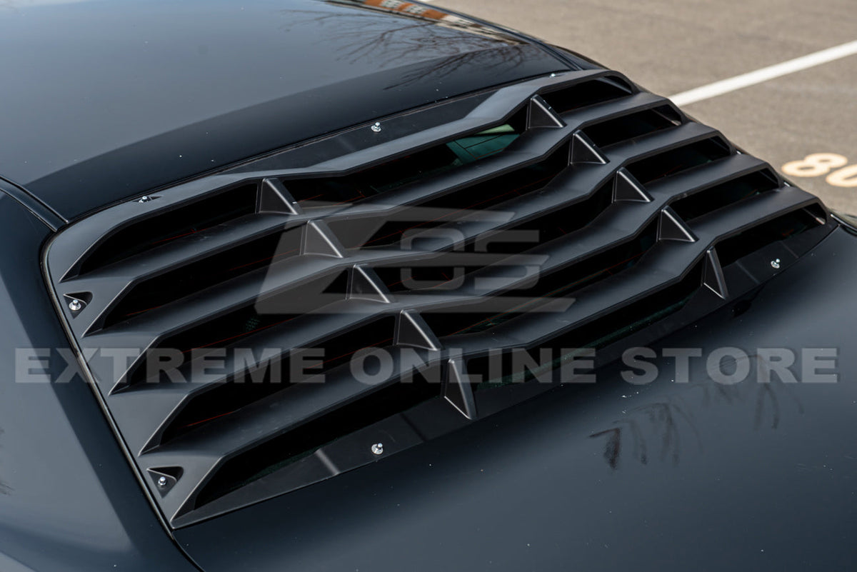 2008+ Dodge Challenger Rear Window Louver Sun Shade Cover image 5